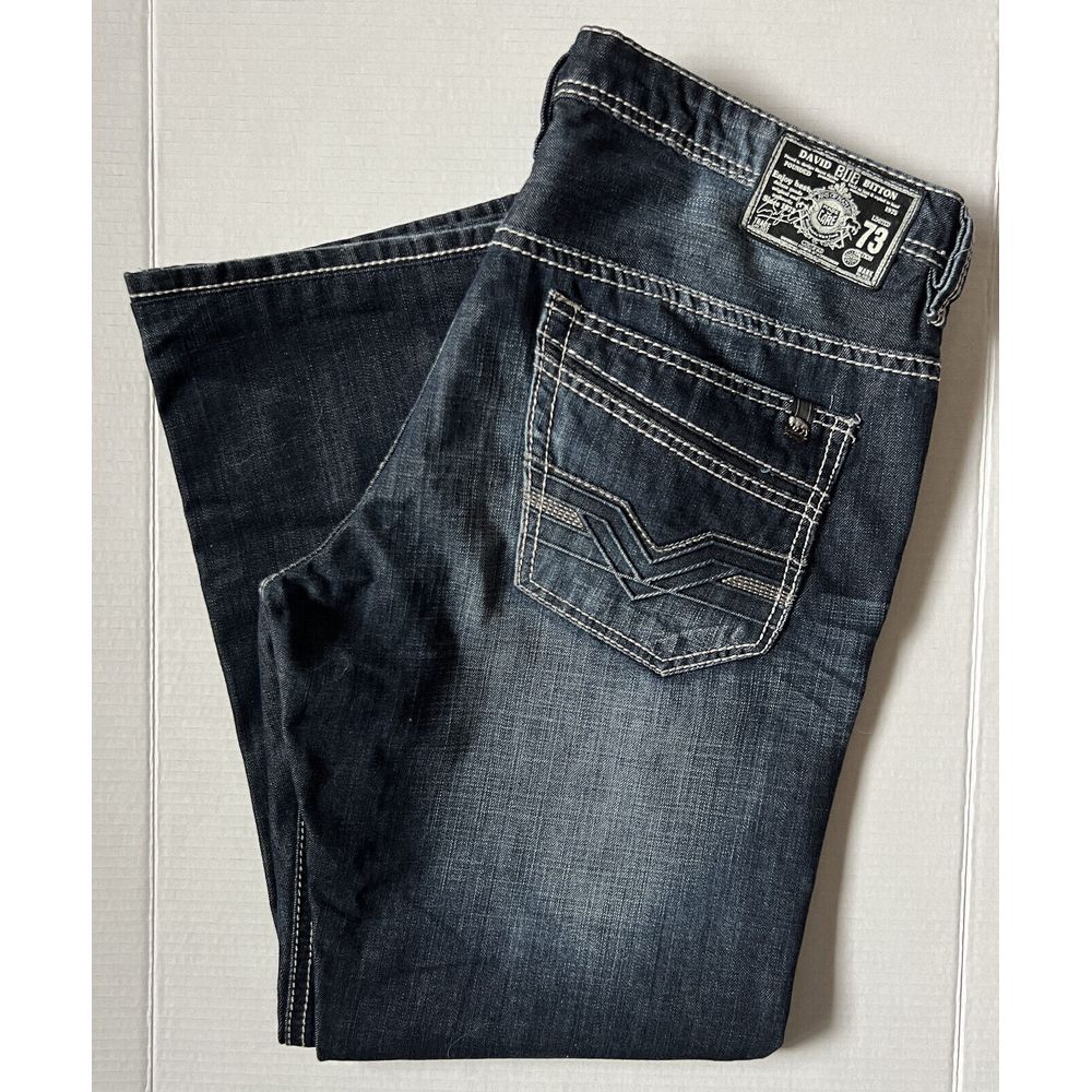 BUCKLE‎ DAVID BITTON LUCAS - Men's Relaxed Fit Bootcut Jeans - Size 36x31